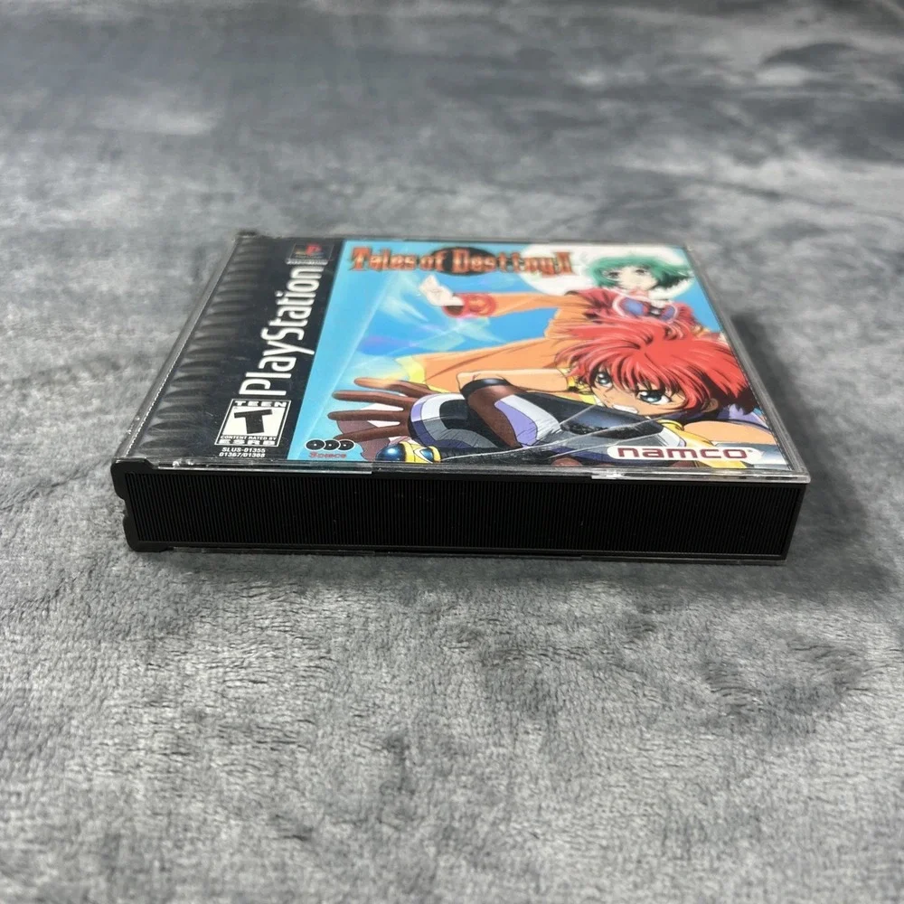 Sony PlayStation 1 Tales of Destiny II Black Label OEM Namco PS1 Manual HTF READ